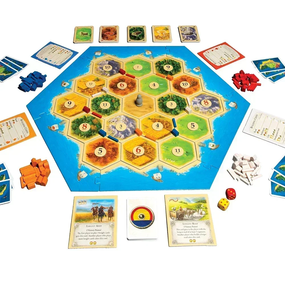 Catan Board Game Puzzle Leisur - đánh giá và giá Board Game Catan