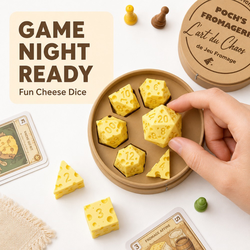 Creative Irregular Cheese Shap - đánh giá và giá Board Game Live